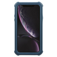 Páncélozott tok a iPhone XR, Dexnor Full Body, sötétkék