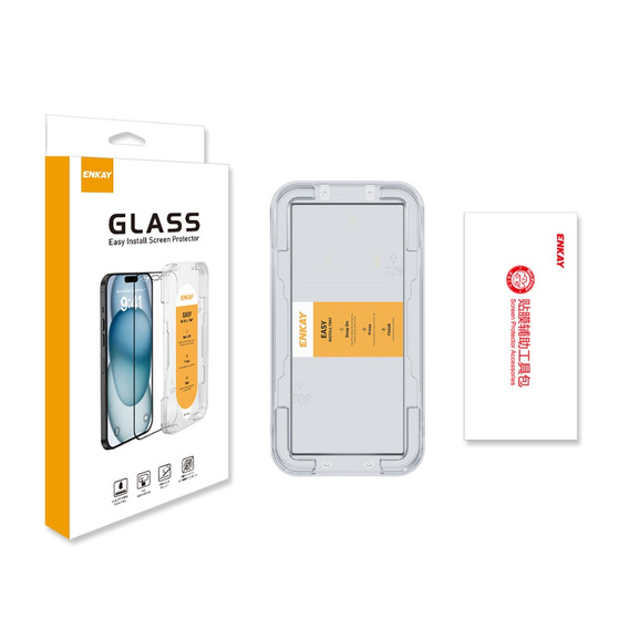ENKAY edzett üveg Oppo Reno 13F 4G / 5G, átlátszó