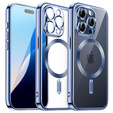 Tok iPhone 16 Pro-hoz, Electro MagSafe, kék + üveg a képernyőhöz
