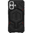 Urban Armor Gear Telefontok a iPhone 15 Plus, Monarch Pro Kevlar MagSafe, fekete