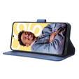 Pattintható tok a Realme C55, Wallet, Smart Magnet, kék