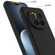 Telefontok a Honor Magic7 Pro 5G, Silicone MagSafe, fekete