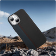 Tok iPhone 14, Carbon Fiber MagSafe, fekete / kék