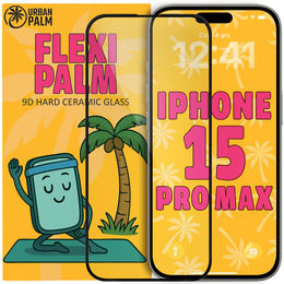 9D Flexi Palm kerámiaüveg iPhone 15 Pro Max készülékhez