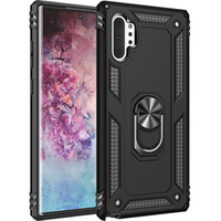 Páncélozott telefontok a Samsung Galaxy Note 10+ Plus, Nox Case Ring, fekete