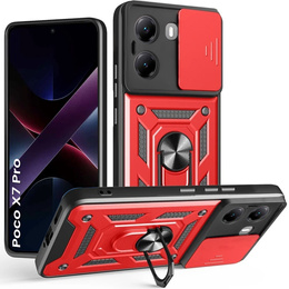 Telefontok a Xiaomi Poco X7 Pro 5G, CamShield Slide, piros