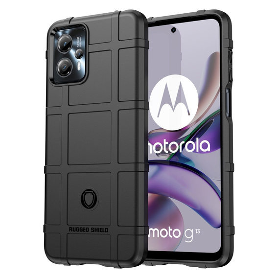 Telefontok a Motorola Moto G13 / G23, Rugged Shield, fekete