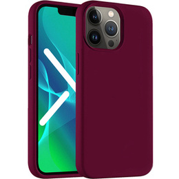 Telefontok a iPhone 14 Pro Max, Silicone Lite, piros