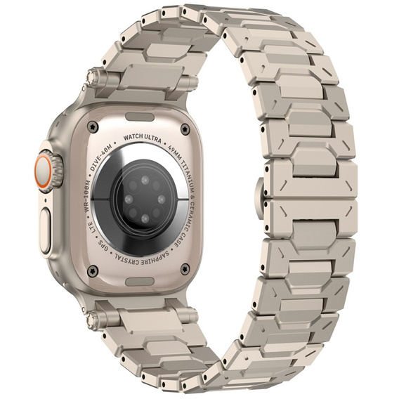 Karkötő Apple Watch 1/2/3/4/5/6/7/8/9/10/SE/ULTRA/ULTRA 2 42/44/45/46/49MM, titánium