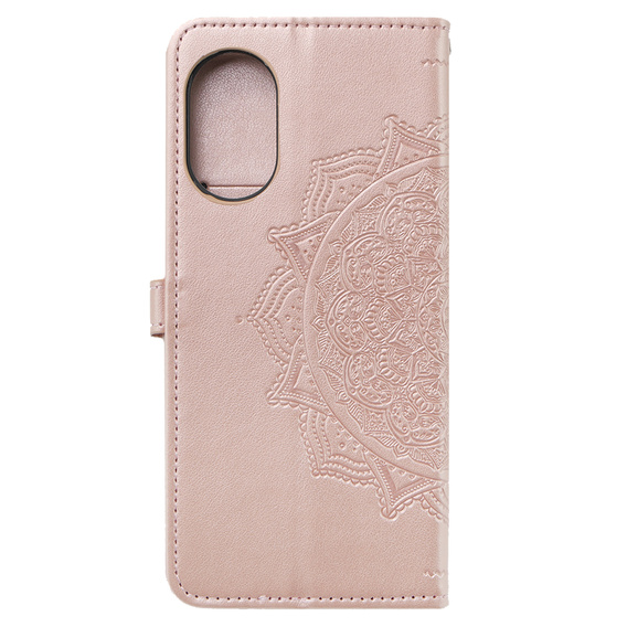 Pattintható tok a Oppo A38 4G / Oppo A18 4G, Mandala, rózsaszín rose gold
