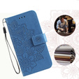 Pattintható tok a Xiaomi Redmi 13C / Poco C65, Mandala Flower, kék