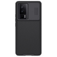 Tok Poco F5 Pro, páncélozott Nillkin, CamShield Pro, fekete