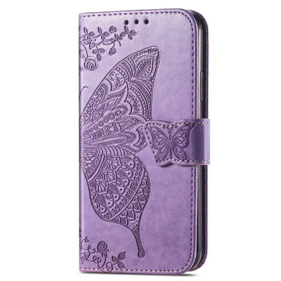 Pattintható tok a Samsung Galaxy A16, Butterfly, lila
