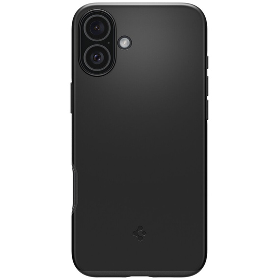 Spigen tok iPhone 16 Plus készülékhez, Thin Fit Mag, szürke + 9H edzett üveg