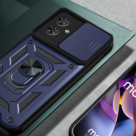 Telefontok a Motorola Moto G54 5G, CamShield Slide, kék