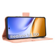 Pattintható tok a Realme 14 5G / Realme 14T 5G, Card Slot, rózsaszín