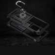 Páncélozott telefontok a Samsung Galaxy Z Flip7 FE / Z Flip6, Nox Case Ring, fekete