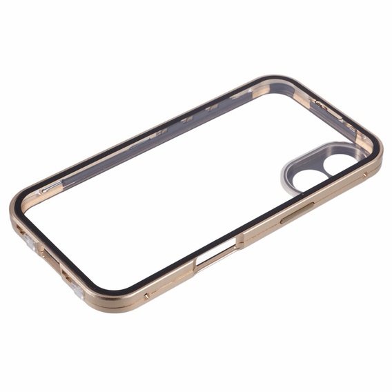 Tok iPhone 16, Magnetic Dual Glass, arany