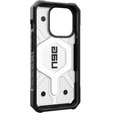 Urban Armor Gear Telefontok a iPhone 15 Pro, Pathfinder MagSafe, átlátszó / fekete