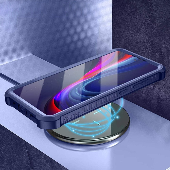 Páncélozott tok a Samsung Galaxy S20 FE, Dexnor Full Body, kék
