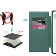 Pattintható tok a Samsung Galaxy S22 Ultra 5G, RFID Wallet MagSafe CamShield, zöld