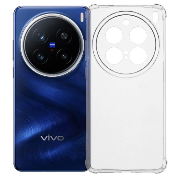 Átlátszó TPU tok megerősített sarkokkal a Vivo X200 Pro 5G-hez