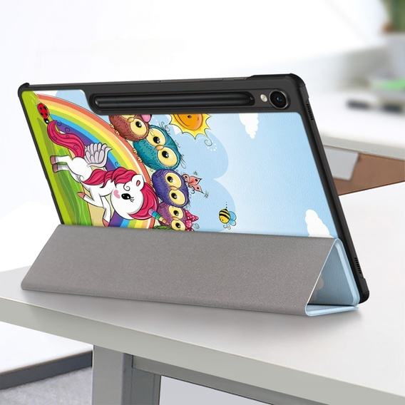 Telefontok a Samsung Galaxy Tab S9, Smartcase Hybrid Pen Slot, sweet animals