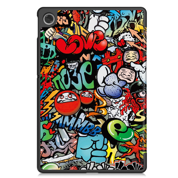 Tok Lenovo Tab TB311FU, Smartcase, graffiti