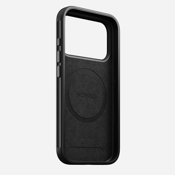 Nomad tok iPhone 17 Pro-hoz, Modern bőr tok, barna
