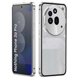 Tok az Nothing Phone 3a Pro, Frame Case, ezüst