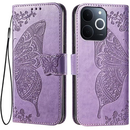 Pattintható tok a Realme Note 70T 4G, Butterfly, lila