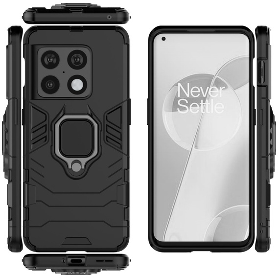 Telefontok a OnePlus 10 Pro 5G, Kickstand Ring, fekete