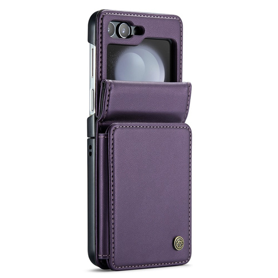 CASEME flip tok Samsung Galaxy Z Flip5 5G, Litchi Wallet, lila
