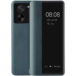 Tok Xiaomi 13T / 13T Pro, oldalsó nézetű fedéllel, zöld