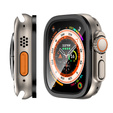 Védőkeret edzett üveggel az Apple Watch Ultra 1/2/3 49 mm-es órájához