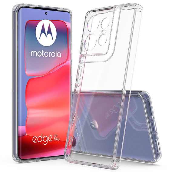 Telefontok a Motorola Edge 50 Pro 5G, Fusion Hybrid, átlátszó
