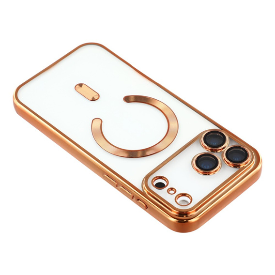 Electro MagSafe tok iPhone 17 Pro készülékhez, narancssárga színű