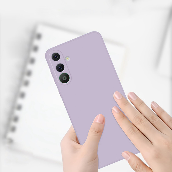 Telefontok a Samsung Galaxy A36 5G, Silicone Lite, lila