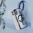 Tok iPhone 16 Plus-hoz, Electro MagSafe, fekete + üveg a képernyőhöz