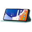 Pattintható tok a Samsung Galaxy A55 5G, Wallet, Butterfly, lila