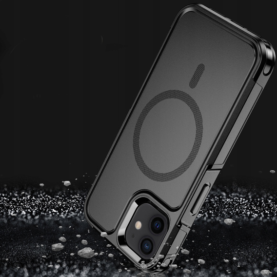 Telefontok a iPhone 12/12 Pro, MagForce MagSafe, fekete