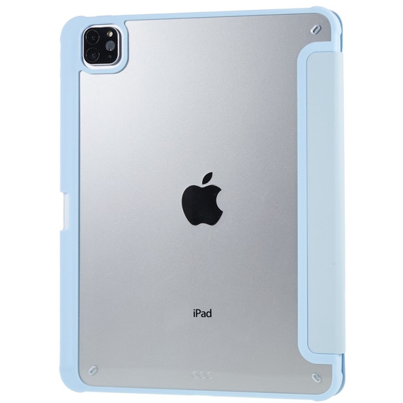 Tok iPad Pro 11 2022 / 2021 / 2020 / 2018, Smartcase Hybrid, tolltartó résszel, kék