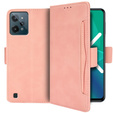 Pattintható tok a Realme C31, Card Slot, rózsaszín