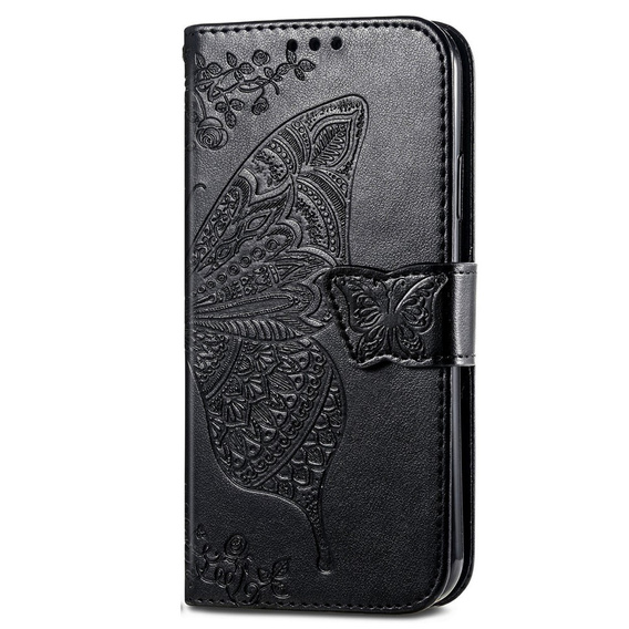 Pattintható tok a Xiaomi Redmi A3, Butterfly, fekete