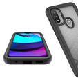 Tok Motorola Moto E20 készülékhez, Shockproof, fóliával, kék