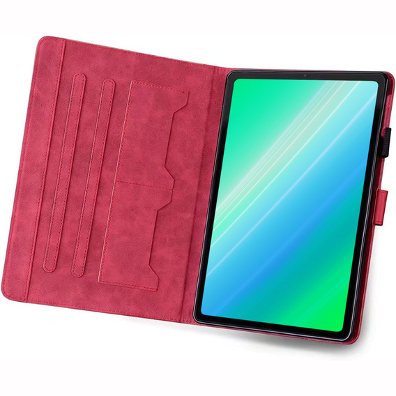 Tok iPad 10.2" 2021/2020/2019 (9/8/7 gen.), pánttal, animal, piros