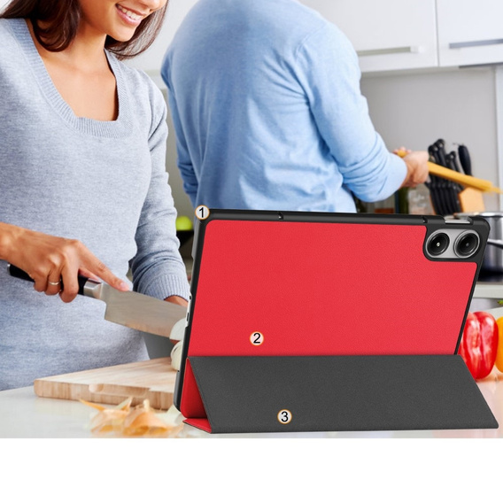 Tok Xiaomi Redmi Pad Pro / Xiaomi Poco Pad, Smartcase, piros