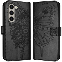 Pattintható tok a Samsung Galaxy Z Fold6 5G, Butterfly, fekete
