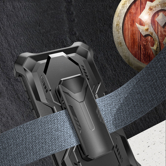 Telefontok a Samsung Galaxy S23 Ultra, Heavy Duty Ring Belt Clip, zöld