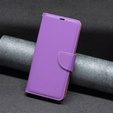 Pattintható tok a Samsung Galaxy A54 5G, Wallet Litchi Magnet, lila
